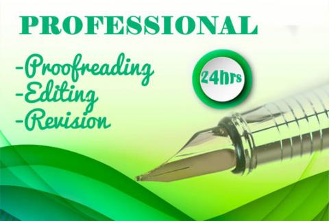 Proofreading and Editing